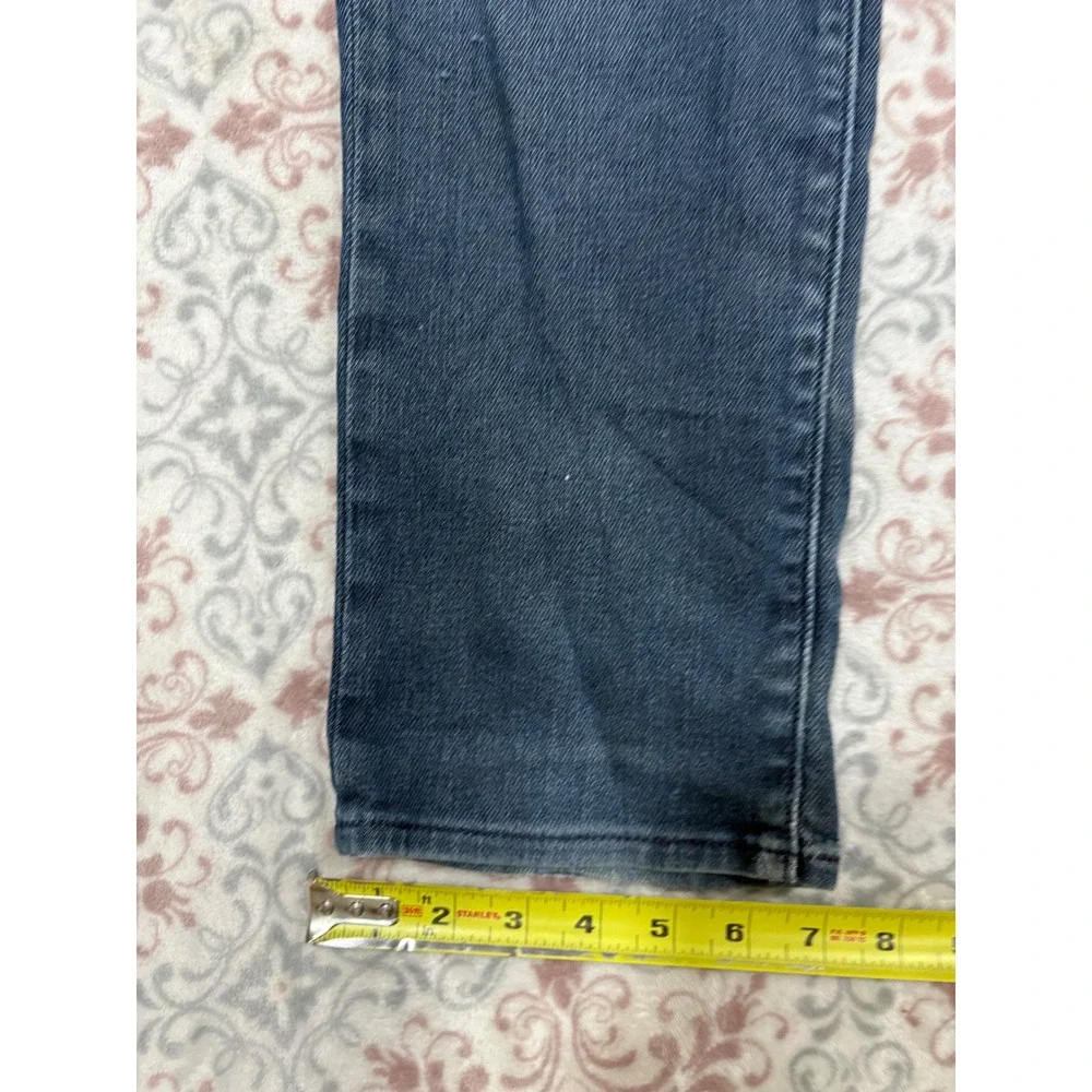 Banana Republic Traveler Slim Fit Jeans Mens 33x32 Dark Wash Distressed Denim